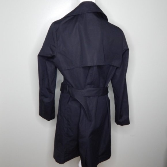 Everlane Women Trench Coat Black Sz Medium - Picture 3 of 3